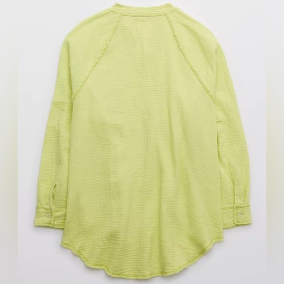 Aerie Pool to Party Swim Cover Up in Mint Colorway Women’s Oversized Top - Picture 4 of 5